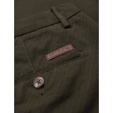 Ombre Men's REGULAR FIT chino pants with fine texture - dark green | shoptok.hr