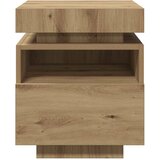  Noćni ormarići s LED svjetlima 2 kom Artisan hrast 40x39x48,5cm | shoptok.hr