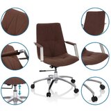 MID.YOU Vrtljivi Stol Saranto Ii, Rjava | Shoptok.si