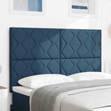  LED glava kreveta Svijetlo siva 144 cm tkanina | shoptok.hr