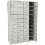  omara z majhnimi predelki, 40 predelkov, vxšxg 1800 x 1151 x 500 mm, svetlo siva vrata | Shoptok.si