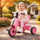  Tricikl za decu Roze „Retro“ sa EVA točkovima, muzikom i svetlima | Eponuda.com