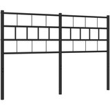  Metalno uzglavlje crno 140 cm | shoptok.hr