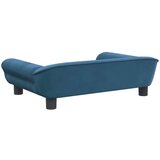vidaXL Otroški kavč moder 70x45x26 cm žamet | Shoptok.si