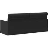 SOFA kavč trosed, blago, črna, 190x81x82 cm | Shoptok.si