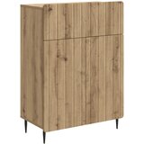 vidaXL Strani šal Artisan hrast 66 x 34,5 x 92 cm Inženirski les, (5000217819) | Shoptok.si