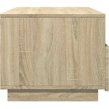  Stolić za kavu s LED svjetlima boja hrasta sonome 90x49x40 cm | shoptok.hr