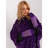 Wool Fashion Italia Gloves-AT-RK-2310.91-dark purple | shoptok.hr