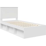  Krevetna konstrukcija Bijelo 75 x 190 cm Čvrsto borovo drvo | shoptok.hr