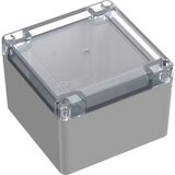 TRU COMPONENTS TC-10860544 univerzalno kućište 104.80 x 104.80 x 74.70 polikarbonat svijetlosiva 1 St. Cijene