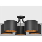  Plafonski luster ALBA 5xE27/15W/230V crna/zlatna | Eponuda.com