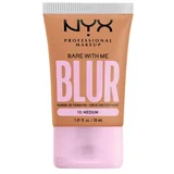 NYX Professional Makeup Bare With Me Blur Tint Foundation puder mješovita 30 ml Nijansa 10 medium