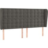  Uzglavlje s ušima tamnosivo 163x23x118/128 cm baršunasto Cijene