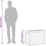  Vrtna kutija za pohranu antracit 78 x 44 x 55 cm | shoptok.hr