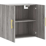 vidaXL Stenska omarica siva sonoma 60x31x60 cm inženirski les | Shoptok.si