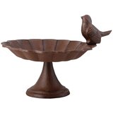 Esschert Design hranilica za ptice od lijevanog željeza na niskoj podlozi, širine 19,2 cm | shoptok.hr