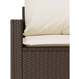 vidaXL 4-dijelni set vrtnih sofa od poliratana s jastucima smeđi | shoptok.hr