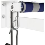  Automatska tenda na uvlačenje plavo-bijela 4 x 3 m | shoptok.hr