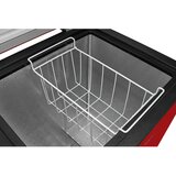 EXQUISIT Vrhunski GT100-050E rdeca zamrzovalna 99 skrinja litrov | Shoptok.si