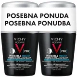 deo roll on duo 72h homme invisible 2x50ml