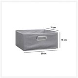 5five five kutija za odlaganje modul 31x31x15cm polipropilen svetlo siva 138886C | ePonuda.com