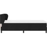  s opruga kutije s uzglavljem Crna 100 x 200 cm tkanina | shoptok.hr