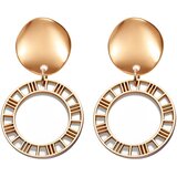  Naušnice XI-27561 - Zlatna / Bijela KP27561 | Shoptok.si