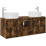  Set ormarića za kupaonicu 3 kom. Dimljeni hrast Smeđa 49,5 x 44,5 x 65,5 cm | Shoptok.si