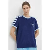 Adidas Kratka majica ženska, mornarsko modra barva, IR7465
