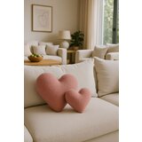 Aberto Design dekorativni jastuk Kalp, 38x33x9 cm, Roze Cene