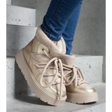  Beige platform snow boots insulated with fur Sapphi Cijene