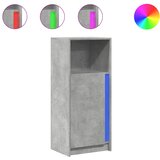  Komoda s LED siva boja betona 42,5x34x100 cm konstruirano drvo | shoptok.hr