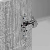 vidaXL Viseča omarica Riga Sonoma hrast in bela 57 x 57 x 100 cm | Shoptok.si