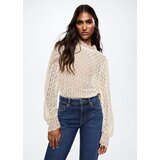 Mango Bluza 'guipur' pegasto bela | Shoptok.si