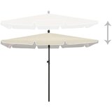  Vrtni suncobran sa šipkom 210 x 140 cm boja pijeska | shoptok.hr