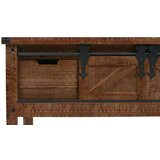 vidaXL Konzolna mizica trden les jelke 131x35,5x75 cm rjave barve | Shoptok.si