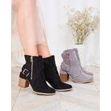 Resti Black eco-suede women's high stiletto boots Acimra | ePonuda.com