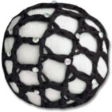 Waldhausen Mrežica za lase z okrasnimi kamni - Črna Cene