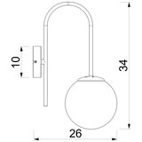  Zidna svetiljka CAMBRIDGE 1xE14/15W/230V zelena | Eponuda.com