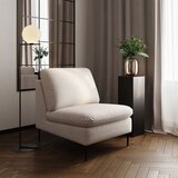 Rodier Bež fotelj iz tkanine bouclé Belle – | Shoptok.si