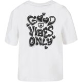 Mister Tee Women's T-shirt Good Vibes Only Heart white | Shoptok.si