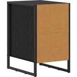 vidaXL Noćni ormarić Crni hrast 39.5 x 30 x 50 cm Konstruirano drvo | shoptok.hr