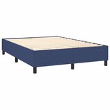  Okvir za krevet s oprugom plavi 140 x 200 cm od tkanine | Eponuda.com