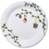 Kähler Design Bijeli porculanski tanjur s božićnim motivom ø 27 cm Hammershøi Christmas – Cijene