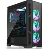 kucište arcadia III tg midi tower/atx,m-atx,mini-itx/bez napajanja/kaljeno staklo/crna