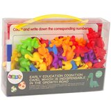  Edukativni šareni dinosauri za razvrstavanje i učenje brojanja 72 komada | shoptok.hr