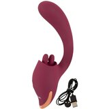 Javida jezični vibrator 2v1 (bordó) | Shoptok.si