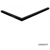 Copen Gredica za tuš kabinu 120x80 crna C-10-120BL levo | Eponuda.com