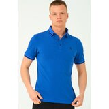 Dewberry T8586 MEN'S POLO NECK T-SHIRT-SAX-2 | ePonuda.com