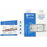 Prio Charge & Sync USB C na Lightning kabel MFi certificiran 2 m bijele boje | shoptok.hr